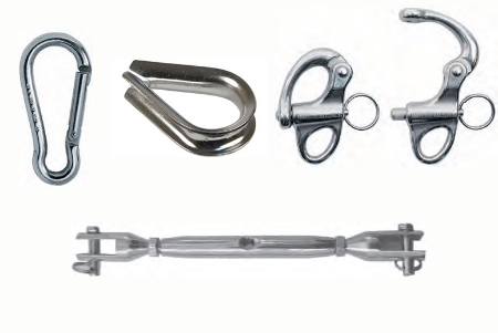 Imagen para la categoría MOSQUETONES/GUARDACABOS